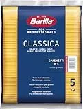 Barilla Hartweizen Pasta Spaghetti n. 5 – 1er Pack (1x5kg)