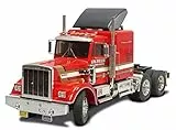 TAMIYA 56301 1:14 King Hauler, Bausatz zum Zusammenbauen, RC Truck, fernsteuerbarer, Lastwagen, LKW, Konstruktionsspielzeug, Modellbau, Basteln, Hobby, Rot