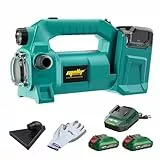 Mellif Akku Wasserpumpe für Makita Akku 18V, Gartenpumpe mit Akku 4000 mAh,Bürstenlos Motor,Fördermenge 1895 L/h,Förderhöhe 18 m,LED Licht für Garten (inkl. MELLIF 2 Akku 2.0 Ah + 1 Ladegerät 2.0Ah)