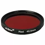 vhbw Universal Farbfilter rot für Kamera Objektive mit 40,5mm Filtergewinde - Rotfilter
