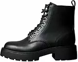Calvin Klein Damen Mid Boot Stiefel Chunky Lace Up mit Reißverschluss, Schwarz (Ck Black), 38