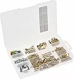 Connex Bilderhaken-Sortiment 293-teilig - Bildaufhänger & Zubehör im Set - Vorsortiert in praktischer Kunststoffbox - Universell einsetzbar / Aufhänger für Bilderrahmen / Sortimentskasten / DP8500115