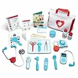 Melissa & Doug - Arzt Spielset, 25-teilig, Arzttasche für kreative Rollenspiele, Für Kinder ab 3 Jahren