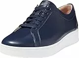 Fitflop Damen Rally Leder Sneaker, Midnight Navy (Marineblau), 41 EU