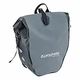 Prophete Seitenpacktasche | Fahrradtasche | grau | Volumen: 20 Liter | wasserdicht