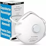 HELDENWERK Atemschutzmaske im 5er, 10er oder 20er Set - Atemmaske - Perfekt anpassbare FFP1 Mundschutz Maske - Feinstaubmaske, Staubschutzmaske für Schleifen etc