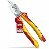 Wiha VDE Hochleistungs-Seitenschneider BiCut Industrial mit DynamicJoint® 200mm, umschaltbar 200% Power auf Knopfdruck I ersetzt zwei Zangen (38984)