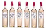 6x 0,75l - LES JAMELLES - Pays d'Oc I.G.P. - Languedoc - Frankreich - Weißwein & Rotwein - verschiedene Sorten - trocken (Cinsault Rosé)