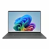 ASUS Zenbook A14 OLED UX3407QA Laptop | 14' WUXGA 16.10 OLED Display | QC Snapdragon X Plus X1-26-100 | 16 GB RAM | 1 TB SSD | QC Adreano GPU | Windows 11 | QWERTZ Tastatur | Iceland Gray