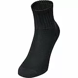 JAKO Sportsocken kurz 3er Pack schwarz, 5 (43-46) Ohne Geschlecht