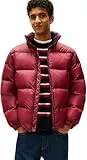 Tommy Jeans Herren Pufferjacke Essential Down Jacket Warm, Rot (Red Wine), XL