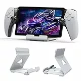 TIMEYUE Ständer für Sony Playstation Portal, Anti-Rutsch-Ständer Mattes Aluminium Dock Ständer Basis Kompatibel mit Steam Deck/Lenovo Legion Go-Weiß