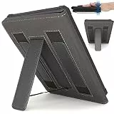 Hülle für Kindle Paperwhite 2021 11. Generation 6,8-Zoll PU-Lederbezug H02 - Schwarz