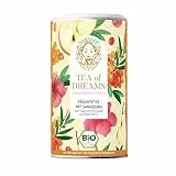 Früchtetee lose, Bio, mit Sanddorn, Apfelstücken, Hibiskusblüten, Hagebuttenschalen - 60g