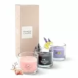 Yankee Candle Duftkerzen Geschenkset | 3 duftende Mini gefüllte Votivkerzen | Soja-Wachs-Mix | Perfekte Geschenke für Frauen