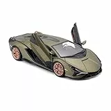 Bburago 1:24 - Lamborghini Sian FKP 37, Matt Grün
