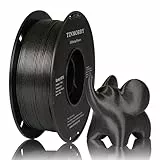 Funkelndes PETG Filament 1,75 mm, TINMORRY Filament PETG 3D Druckmaterialien, Kompatibel mit Bambu FDM 3D-Drucker, 1 KG 1 Spule, Schwarz