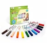 CRAYOLA Mini Kids Filzstifte Kinder Auswaschbar, Malstifte Set Für Kleinkinder In 12 Farbtönen, Ungiftige Filzstifte, Bastel Set, Fasermaler Kinder, Malstifte Kleinkinder Ab 1 Jahr