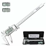 Kynup Digital Messschieber, 200 mm Schieblehre Digital Edelstahl, Elektronik Digitaler Messschieber Messwerkzeuge, LCD Display für Haushalt und Industrie Messung Messlehre