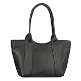 Gabor bags Christine Damen Shopper Umhängetasche Reißverschluss Groß Schwarz