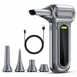 Elektrische Staubgebläse, Pro Elektrische Druckluftspray für PC Reinigungsset, 3-Gang 150000 U/min Air Duster mit Licht, Reinigung für PC, Elektronik, Sofa, Auto, Bürogeräte