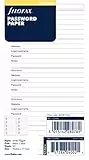 Filofax 132682 95 x 171 mm persönliches Passwort Papier Nachfüllpack