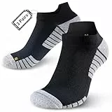 HUEGLO 3Paar Plantarfasziitis Socken Kompressionssocken Damen Herren Sport Unterstützen Wandersocken kompressionssocken Laufsocken Sportsocken Rutschfeste Anti Schweiß Socken 34-37