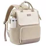 LOVEVOOK Rucksack Damen, 15,6 Zoll Laptop Schulrucksack Teenager Mit Großem Fach für Trinkflasche, Travel Backpack Women Elegant, Tagesrucksäcke Lehrertasche Arbeitstasche Daypack für Reise Uni Work
