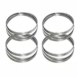 4er SET Bandsägeblatt 1790 x 10 x 0,35 mm 6 ZpZ für Hart/Weich Holz Kunststoff, Sägeband passend für Holzstar HBS 251, passend für HBS261