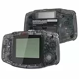 eXtremeRate Full Case & Tasten für Gameboy Advance, IPS Ready Upgrade DIY-Ersatz Gehäuse Hülle für GBA IPS/Standard-LCD[Konsole&IPS-Screen Nicht enthalten]-Transparent Schwarz