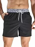 Arcweg Badeshorts Herren Badehose für Männer Schnelltrocknend Atmungsaktiv Elastischer Schwimmhose Kurz mit Meshfutter Für Strandurlaub & Freizeit S-3XL