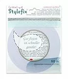 Farbenmix Stylefix Textilklebeband, 50 Meter, 4 mm breit, doppelseitiges Klebeband zur Fixierung