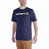 Carhartt Core Logo T-Shirt S/S - T-Shirt, marineblau, S