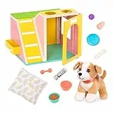 Glitter Girls - GG Hundehaus & Welpen-Set - Hundehaus Spielset - Plüsch-Welpe Chihuahua - 36 cm Puppen-Zubehör - Kinder ab 3 Jahren - Kinderspielzeug