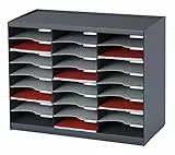Paperflow Aktenschrank 802.11 Ordnungsmappe, 24 Fächer, stapelbar/aneinanderstellbar, Polystyrol, Anthrazit