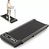 Laufband für Zuhause klappbar, Untertisch-Laufband, 2,5 PS Walking Pad mit Fernbedienung und LED-Display, tragbare Untertischunterlage für Zuhause/Büro