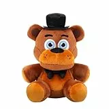Five Nights at Freddy’s FNF0086 - Classic Freddy Plüschfigur - 20 cm - mit superweichem Material und Augen, die im Dunkeln leuchten - offizielle Jazwares Plüschfigur