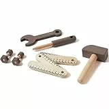FLEXA Kinder Werkzeug aus Holz | Robustes Holzwerkzeug Set für Kleine Handwerker | Kinder Spielzeug | Montessori Holzspielzeug | Lernspielzeug ab 3 Jahre | Perfectes Geschenk für Jungen & Mädchen