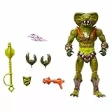 Masters of the Universe Masterverse Actionfigur, New Eternia Kobra Khan, ca. 18 cm großes Motu-Spielzeug 30 Bewegungspunkte, Camo Khan Alt Look mit Zubehör, JBP86