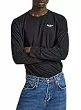Pepe Jeans Herren Original Basic 2 Long N T-shirt, Schwarz (Black), L