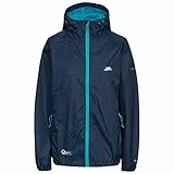 Trespass Damen Kompakt Zusammenrollbare Wasserdichte Regenjacke Qikpac Jacket, Blau Navy, L, UAJKRAI10001_NA1L