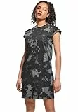 Urban Classics Ladies Bleached Dress Black/Grey M