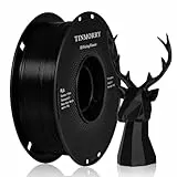TINMORRY PLA Filament 1.75mm, Schnelles PLA 3D Druck Filament, Kompatibel mit den meisten FDM 3D Druckern, 1 KG 1 Spule, Schwarz