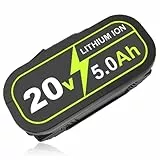 5.0Ah Ersatz für Worx 20V Akku WA3525 WA3578 WA3520 WA3575 WX550L WG629 WG547 WG545 WG801 WG320 WX176L WX169L WX682L WG163 Akku