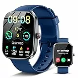 Soudorv Smartwatch Herren Damen mit Telefonfunktion, 1,91' HD Display Fitness Tracker, 1000mAh Akku 100 Tage Standby, 110+ Sportmodi Fitnessuhr Smartwatch, IPX7 Wasserdicht für iOS Android