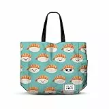 Oh My Pop! Nigiri-Horizontale FAN Shopping Einkaufstasche, Türkis