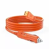 YAODHAOD Zigarettenanzünder auf XT60 DC 12V/24V 14 AWG 2M,XT60 Auto Ladegerät KFZ Ladekabel Car Charger für Jackery Bluetti Anker GRECELL Solar Panel RV Solar Generator