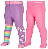 Playshoes Strumpfhose Unisex Kinder Strumpfhose, Einhorn 2er Set, 110/116