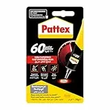 Pattex 60 Sekunden Universalkleber, Alleskleber für Heimreparaturen, 60 Sekunden SekundenSekundenSekundenSekundenkleber Starker Klebstoff für diverse Materialien, 1x20g Tube