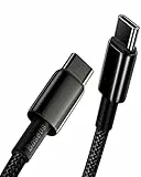 Baseus USB C Kabel 100W [1M] PD QC 4.0 Schnellladung , Zinklegierung Typ C Ladekabel für iPhone 17 16 15 14 13 12 Pro Max Air Plus iPad Air Galaxy S25 24 23 22 21, MacBook Pro, Xiaomi, Steam Deck